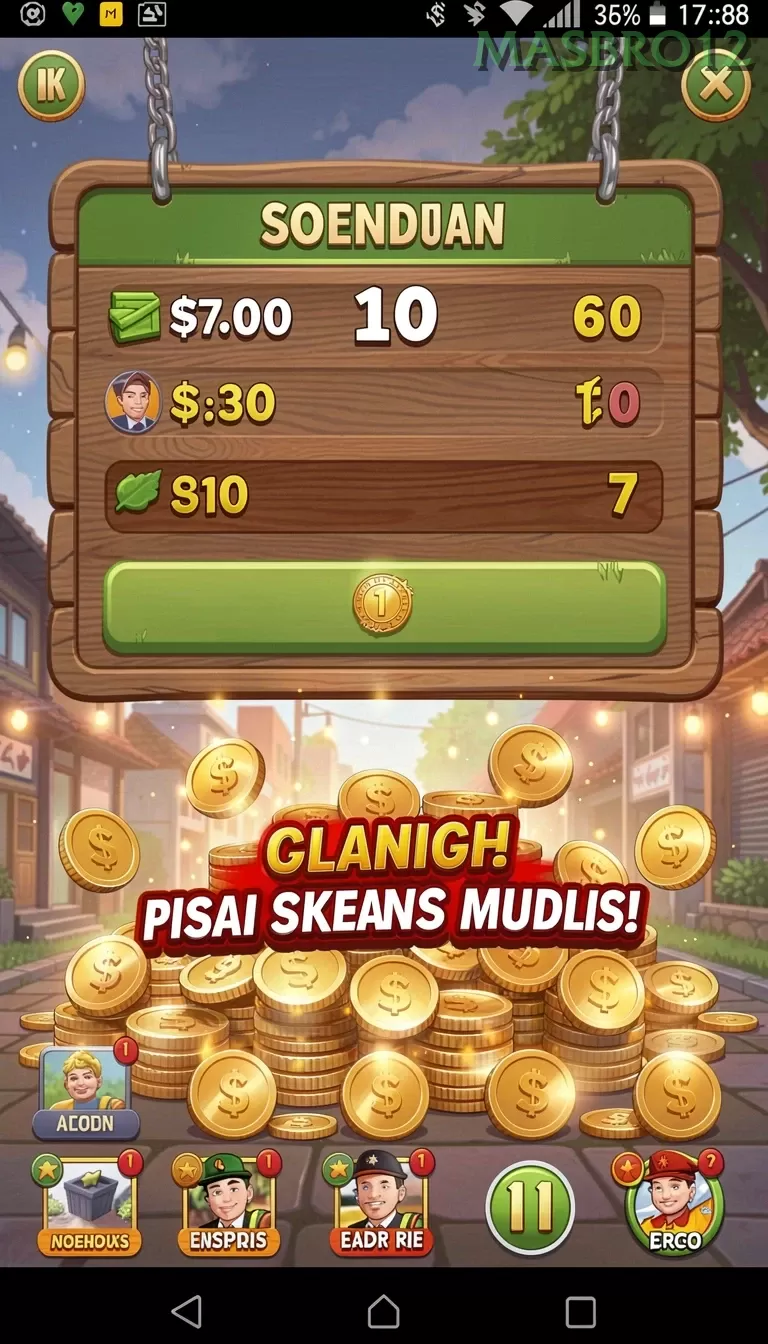 Cuplikan layar T9999 — halaman utama