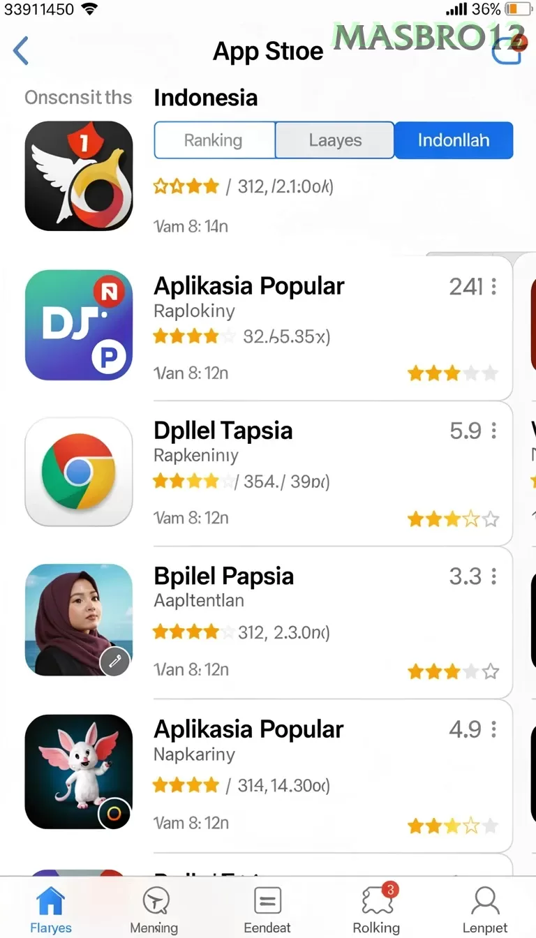 Cuplikan layar AJO89 — aktivitas