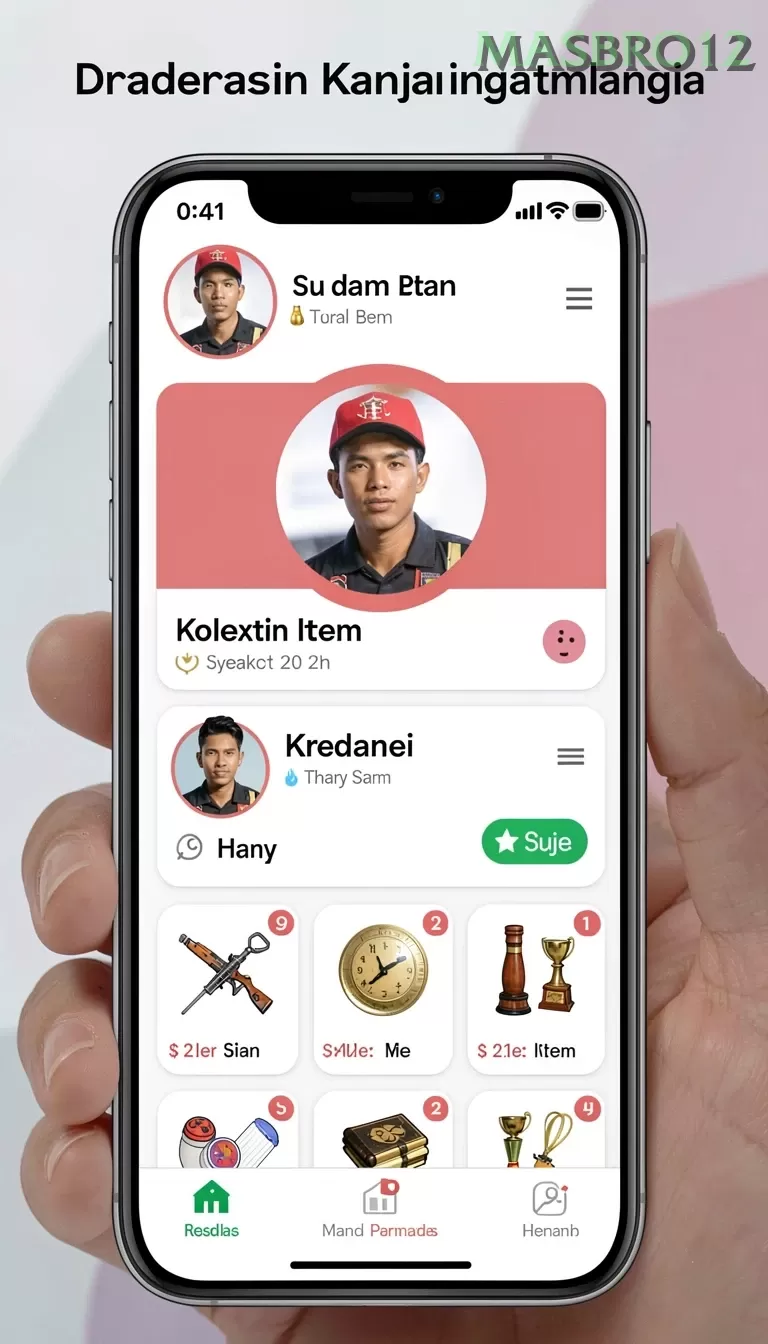 Cuplikan layar KAPTEN77 — menu navigasi