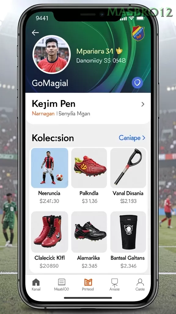Cuplikan layar ARWANATOTO — menu navigasi